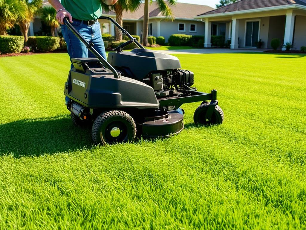 Lawn mowing service
